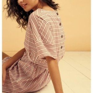 NWT People Tree Organic Cotton Stripe Dress